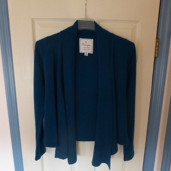 Energie Women's Teal Long Sleeve Open Front Cardigan M - Picture 1 of 4